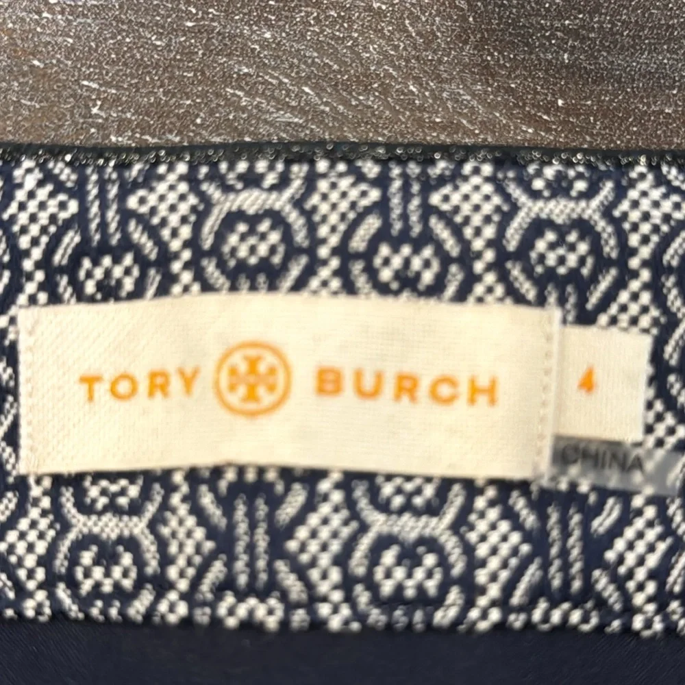 Tory Burch Chaumont Jacquard Chain Link Print Skirt Size 4